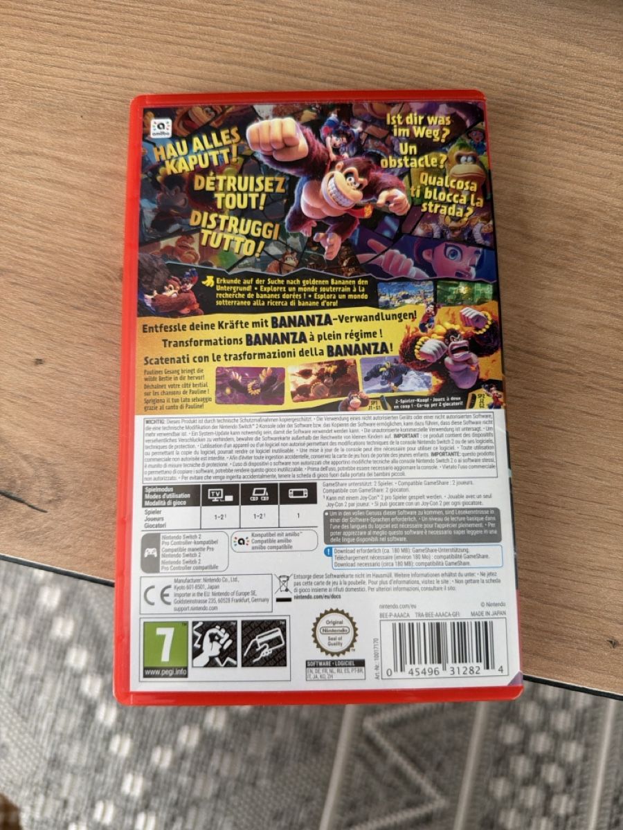 Nintendo Giochi: Switch 2-Donkey Kong Bananza – Usato da Dübendorf venduto da AmberQian 1