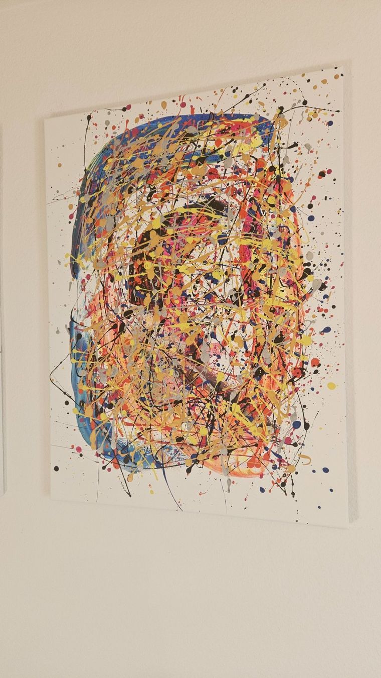 Gemälde: Tableau abstrait moderne - parfait pour décorer votre che... – Neu (gemäss Beschreibung) aus Le Locle von fab_c9hh 1