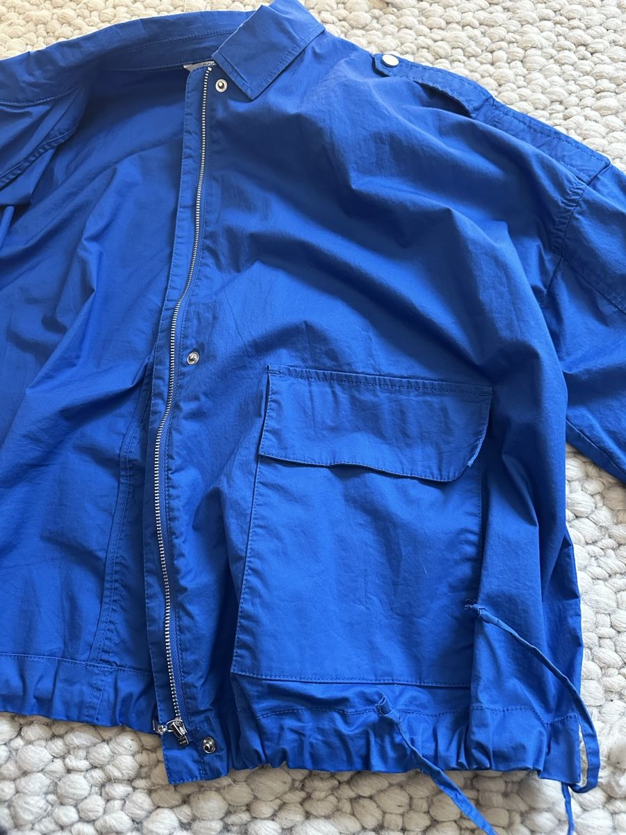 Comma Giacche: STYLISCHE BLAUE JACKE VON COMMA – Nuovo (secondo la descrizione) da Schaffhausen venduto da rot_yyy7 3