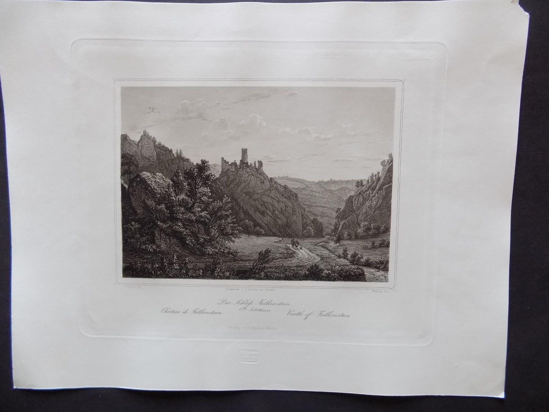 Gravures: Schloss Falkenstein Balsthal – D'occasion à Risch par Rischli15
