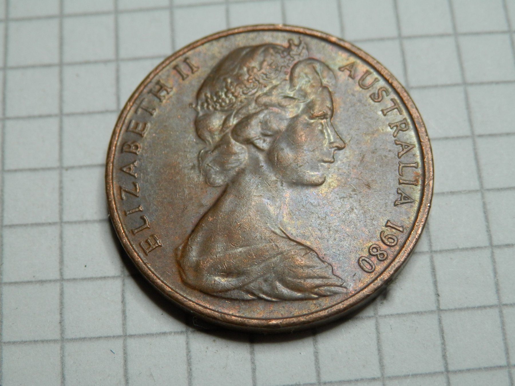 Tutti le monete: Australien 2 Cent, 1980 – Usato da Weiach venduto da weiach81