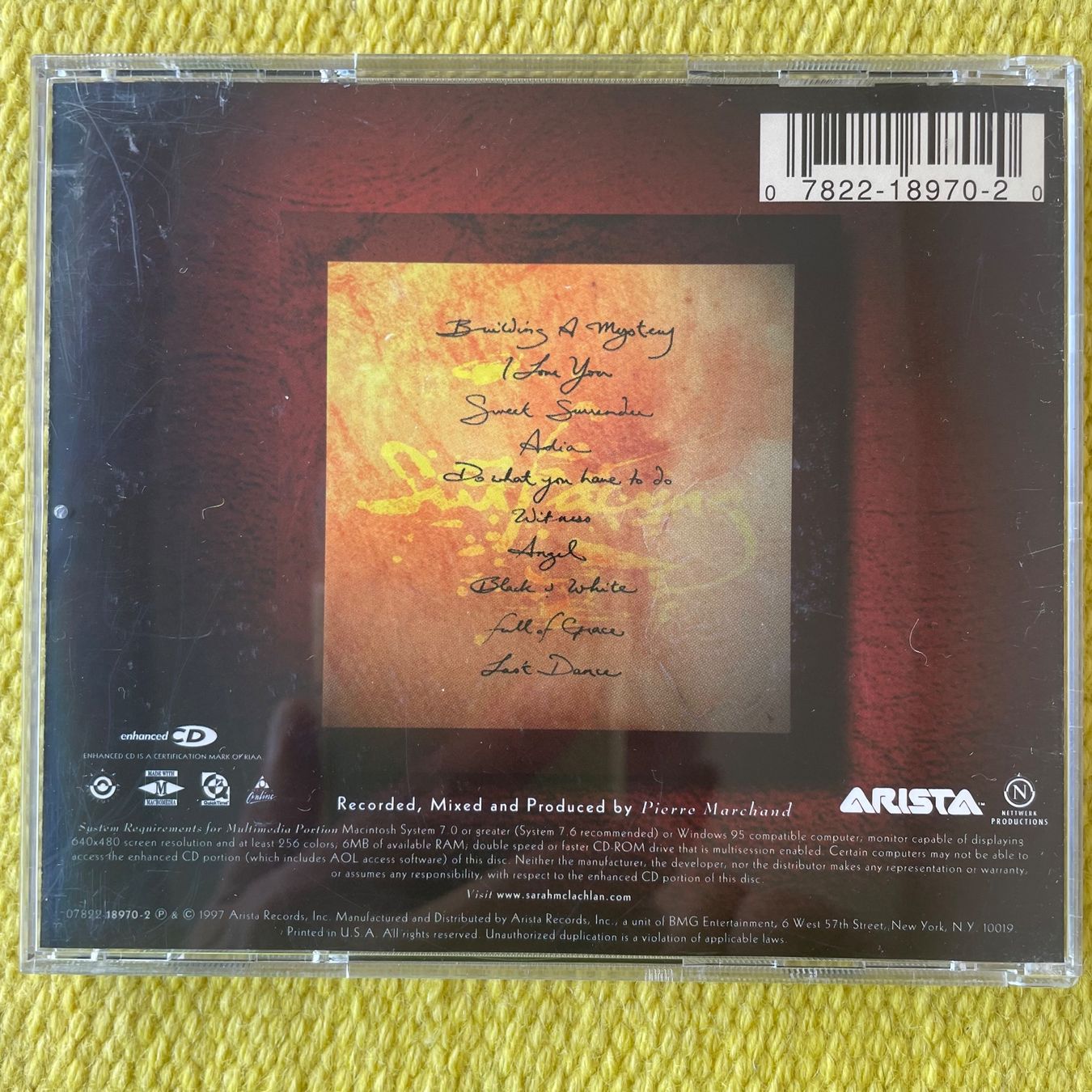 CDs: SARAH McLACHLAN-SURFACING – D'occasion à Rorschacherberg par CD-Roli 1