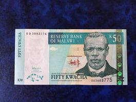 Malawi 50 Kwacha Banknote 2006