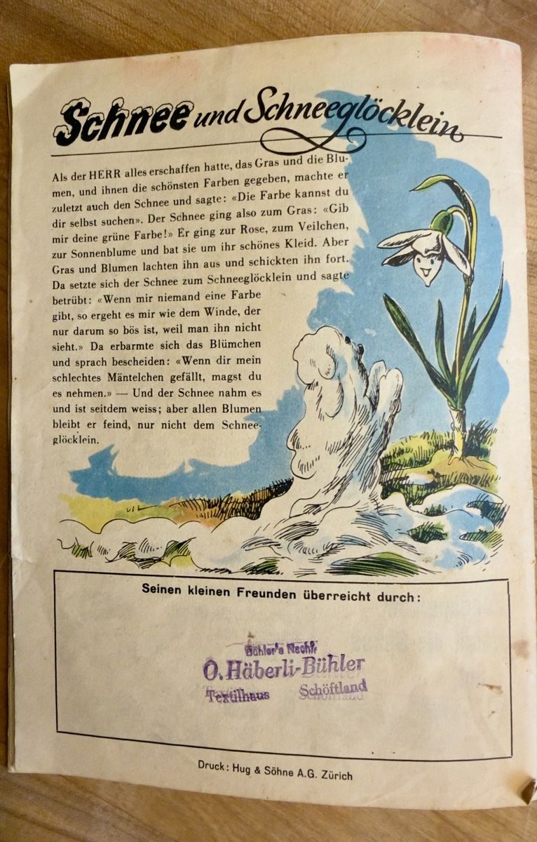 Riviste & Magazine: Alte JUNIOR Kinderzeitung Dezember 1954 – Usato da Thunstetten venduto da Specht71 8