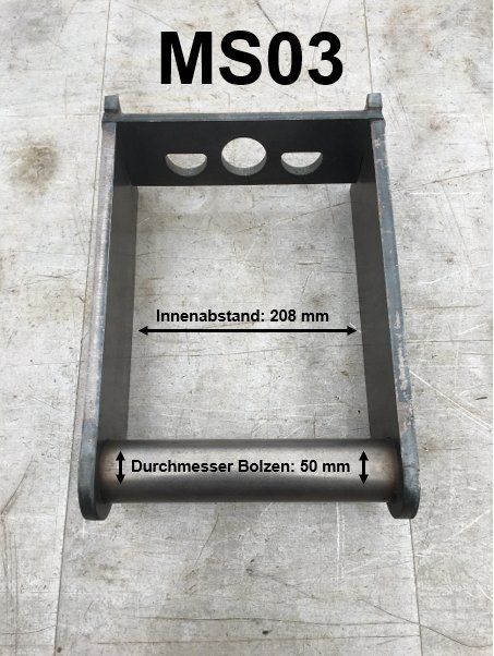 Escavatori: Lehnhoff MS03, Twint, (Bagger Minibagger) MS 03 – Nuovo e nell'imballaggio originale da Zürich venduto da Bagger999 1