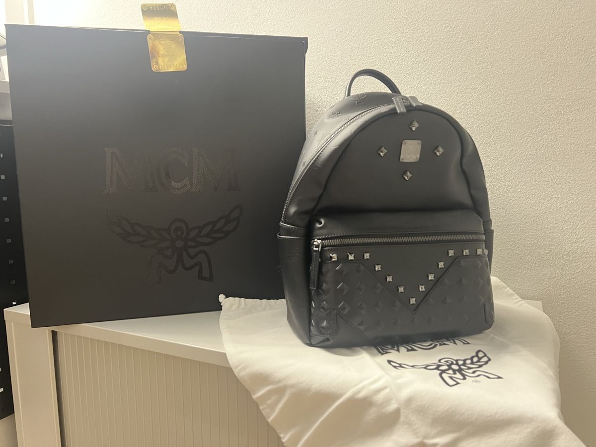 Mcm Zaini: MCM Visetos Rucksack in Schwarz – Nuovo (secondo la descrizione) da Zürich venduto da Willy-Gruppe 3
