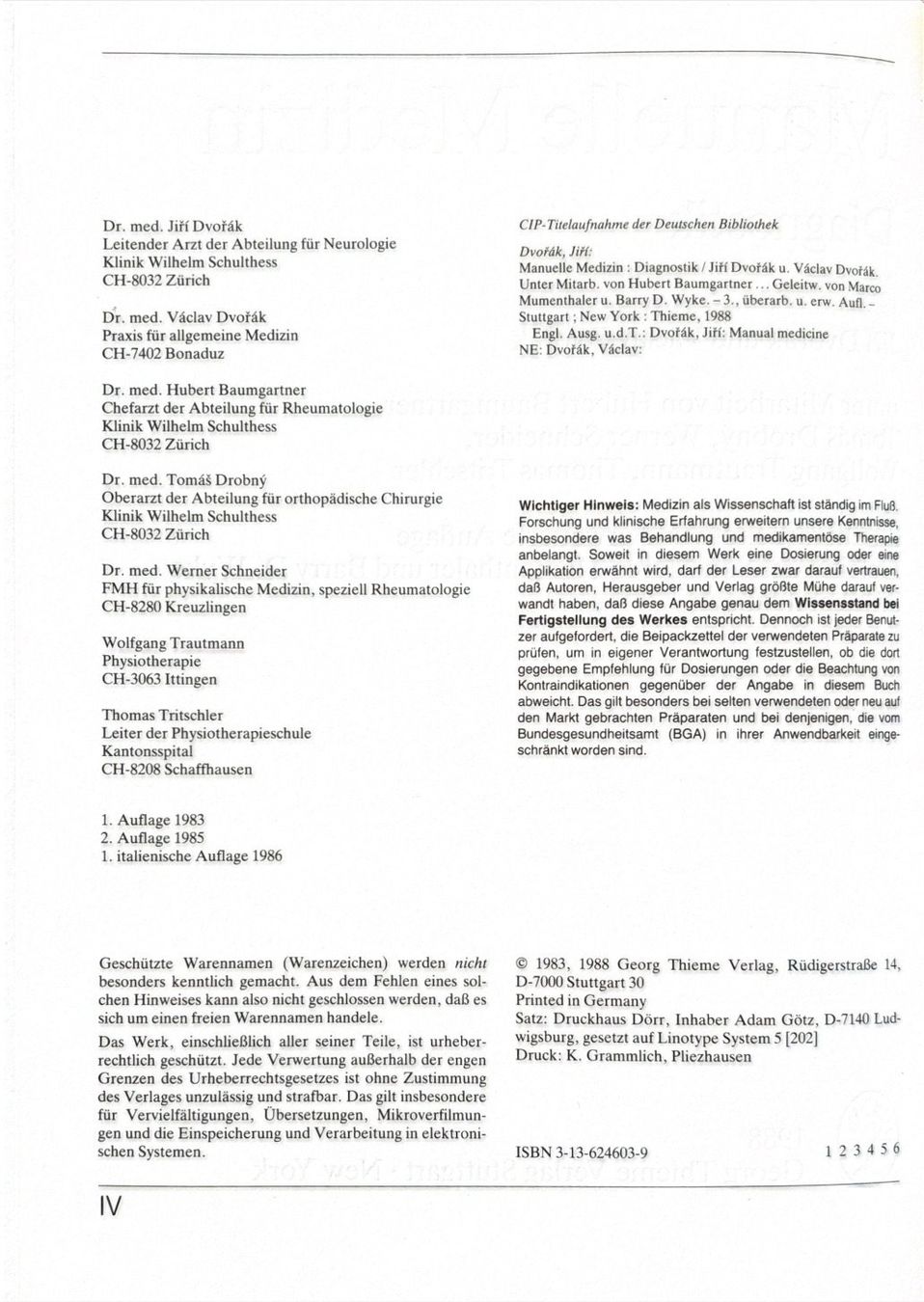 Libri: Dvorak Jiri, Manuelle Medizin - Diagnostik – Usato da Sarnen venduto da Livres 4