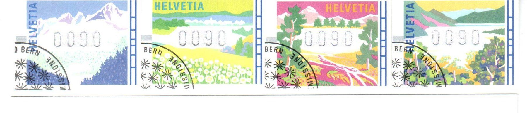 Tutti i francobolli: AUTOMATENMARKEN – Usato da Glattfelden venduto da Schmue23 1