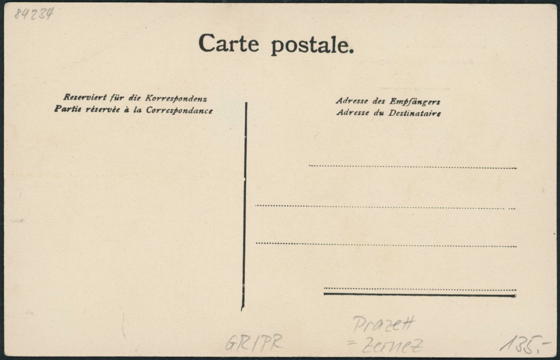 Cartoline postali: GR Prazett - Zernez – Nuovo (secondo la descrizione) da Schindellegi venduto da leecollect 1