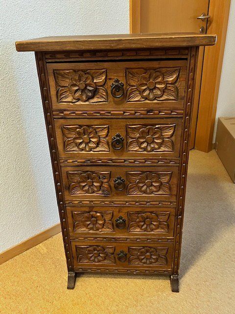 Vintage Gürtelschnalle Set - Handgefertigt Mit Drachen Schnitzerei Für Western Style