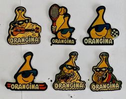 6 Orangina Getränke  Pins   RAR