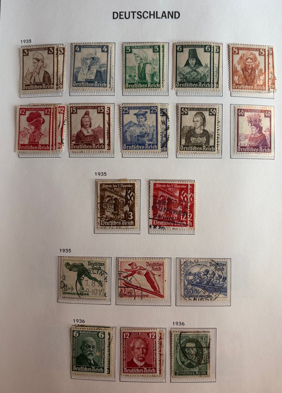 Tous les timbres: Briefmarken Deutsches Reich – D'occasion à Dotzigen par ser_8hp9