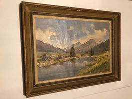 Gottlieb Wasem (1902-1969) bei Scanf Engadin Graubünden