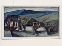 August Aegerter (1878-1971) Original Gemälde
