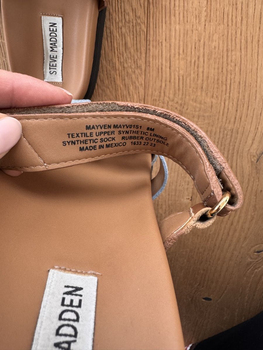 Steve Madden Scarpe da donna: Steve Madden Missile Pantoletten in Denim Multi Gr.39 – Usato da Altendorf venduto da PiaLang 3