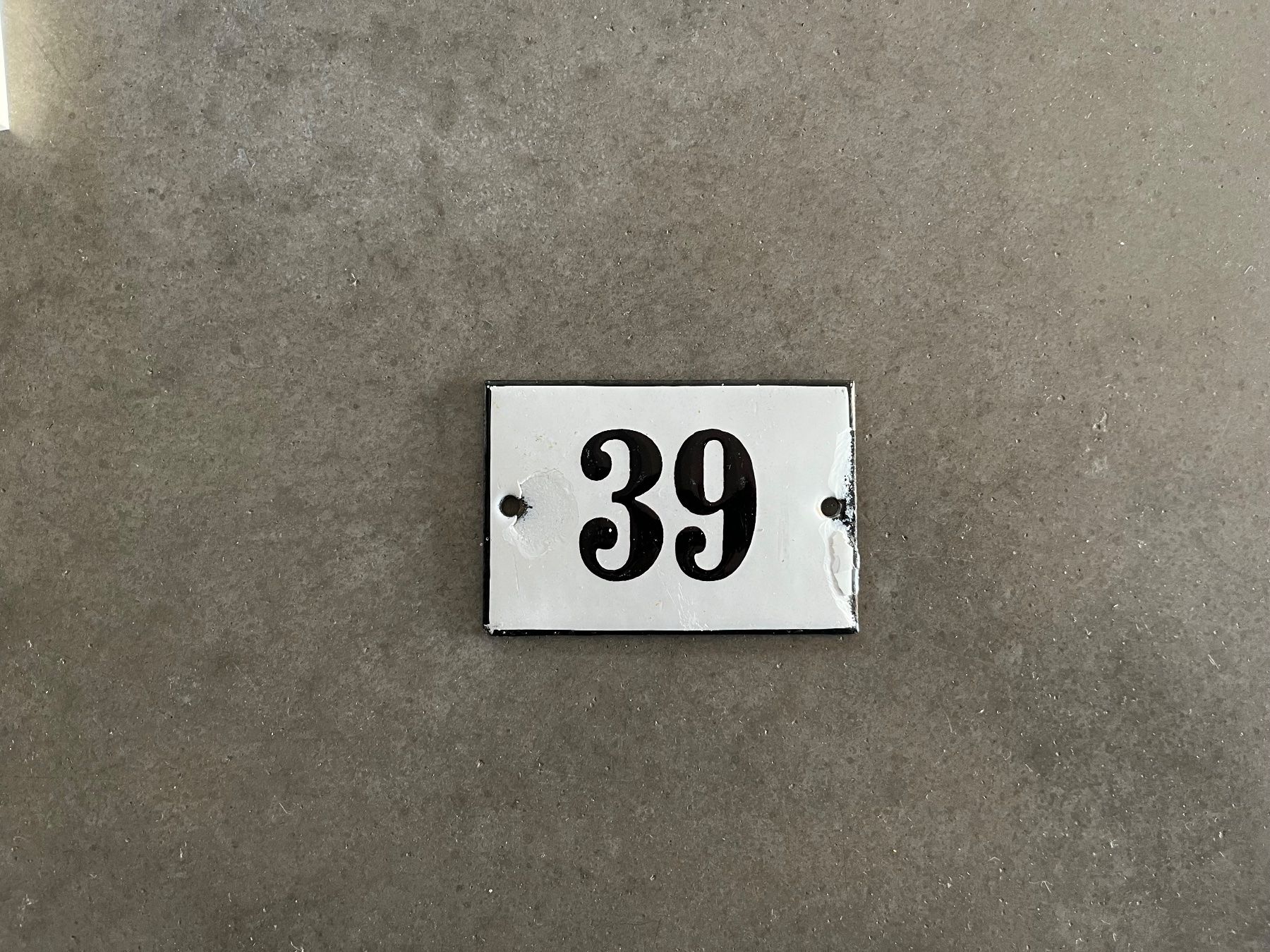 Insegne: Altes Emailschild 39 – Usato da Steffisburg venduto da Reitschel5