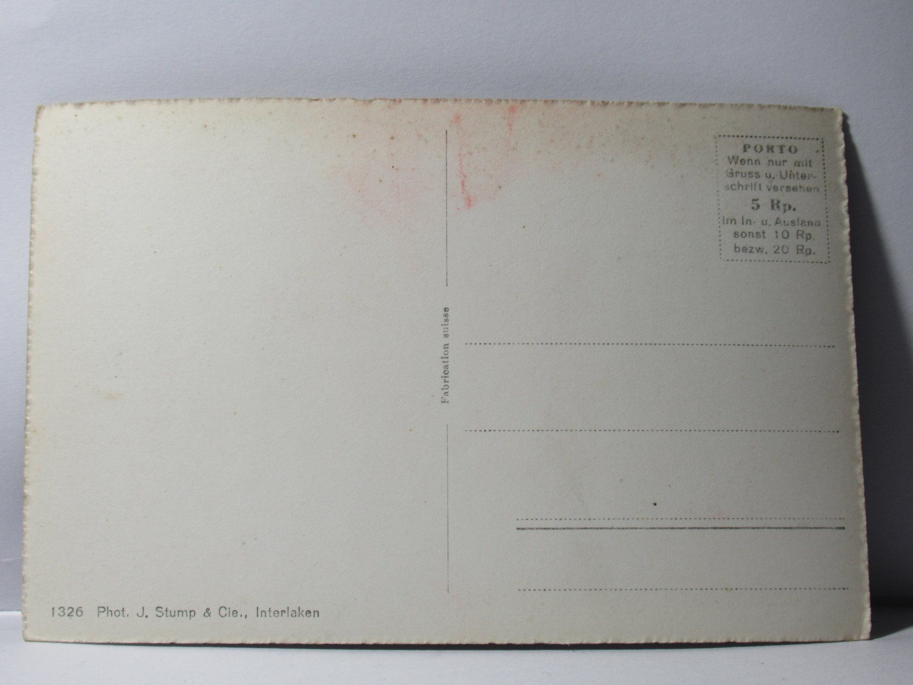 Cartoline postali: Schynige Platte , Bergbahn – Nuovo (secondo la descrizione) da Grenchen venduto da Bluemchen1900 2