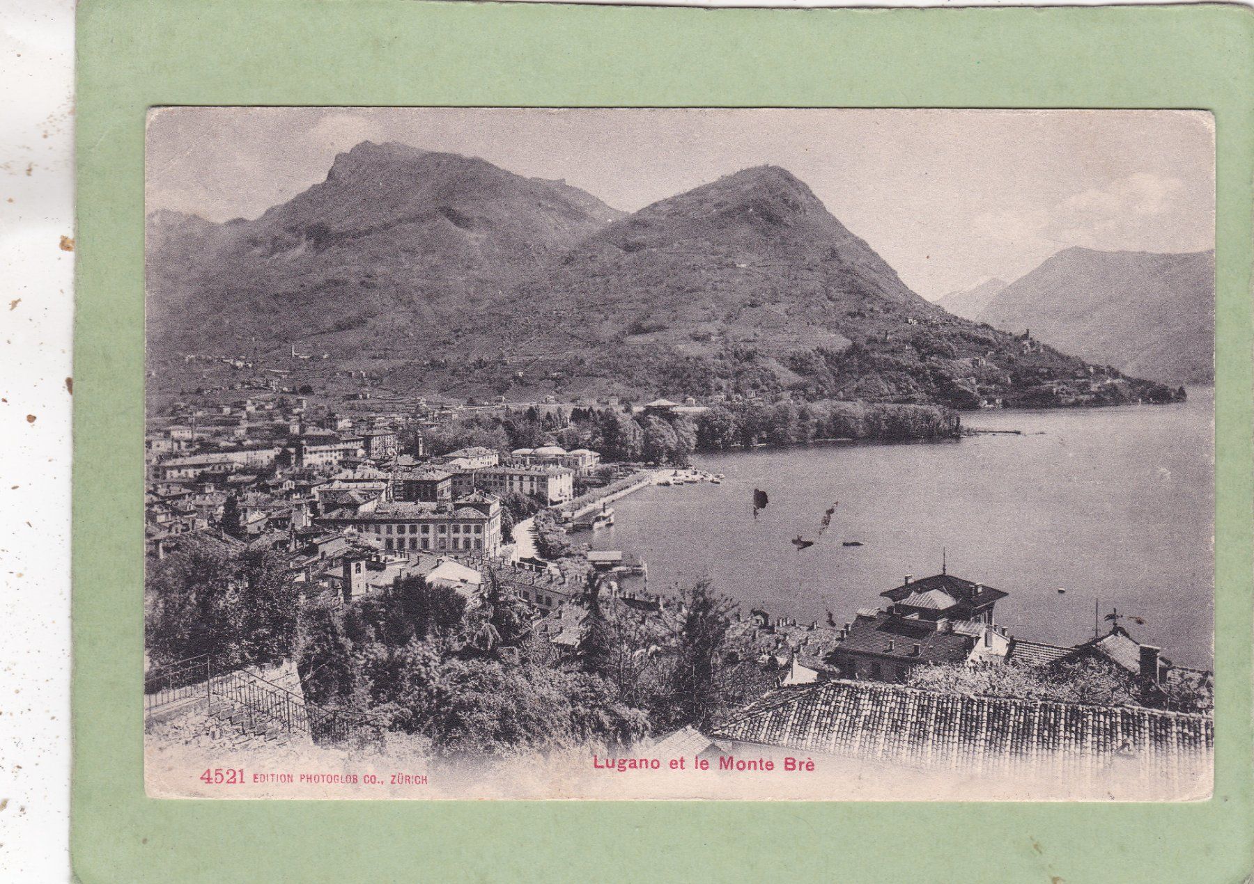 Ansichtskarten: Lugano e le Monte Brè 1908 – Gebraucht aus Herisau von Lisegrat2008