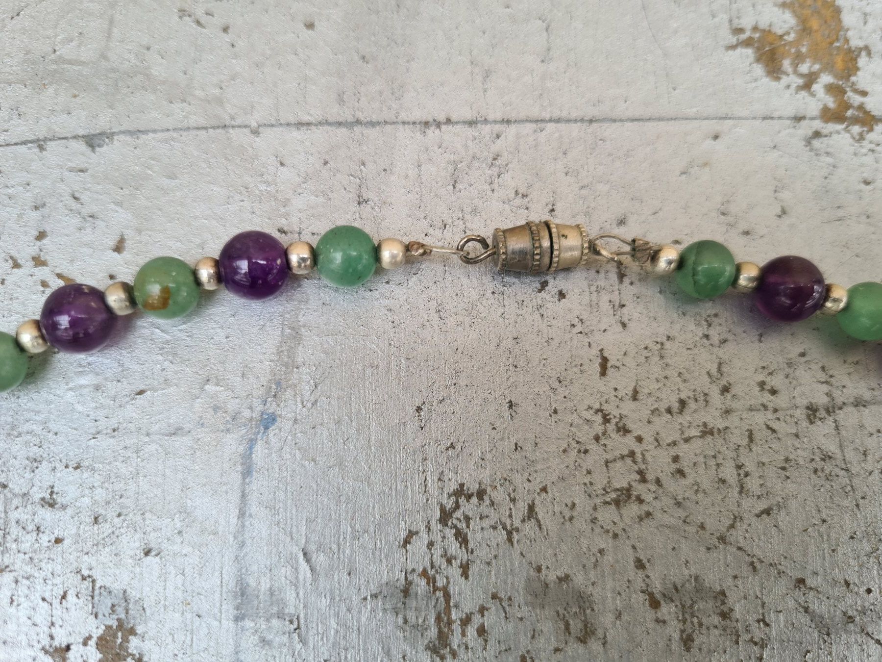 Colliers: Schmuck: Collier Steine/Silberperlen – D'occasion à Romanshorn par Rachacha 2