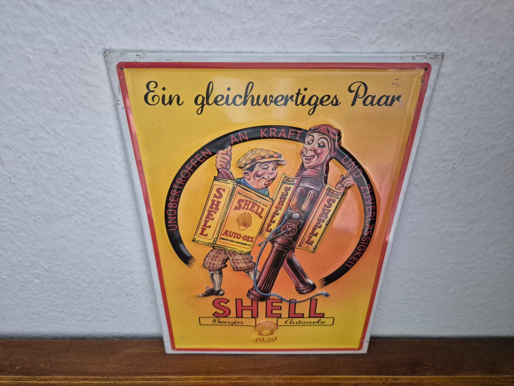 Shell Insegne: Blechschild Shell Tankstelle Tanksäule Limitiert 1994 Blech – Usato da Neuhausen venduto da rraayy 3