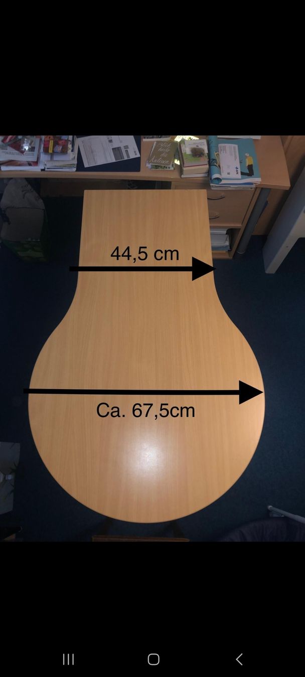 Schreibtische: Stehtisch mit integriertem Regal helles Holz gebraucht – Gebraucht aus Aarau von ali_rr2r 1