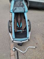 Croozer Fahrradanhänger blau gebraucht für ein Kind