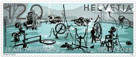 💥2025 - Briefmarke «100 Jahre Jean Tinguely» - postfrisch