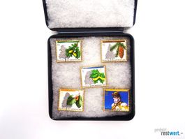 Briefmarken Pin Set von PRO JUVENTUTE