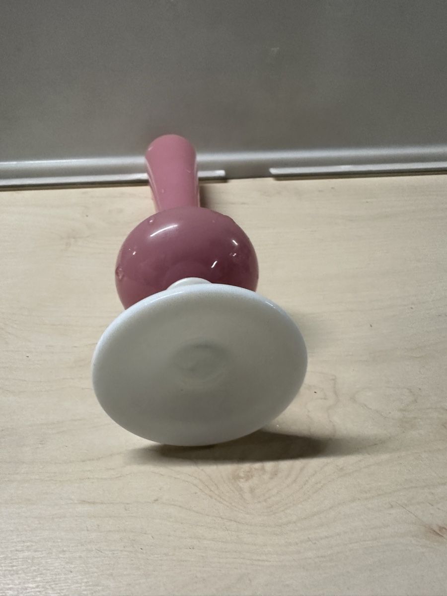 Vasen & Gefässe: Vase vintage rose et blanc 27cm – Gebraucht aus Lausanne von artnouveau04 3