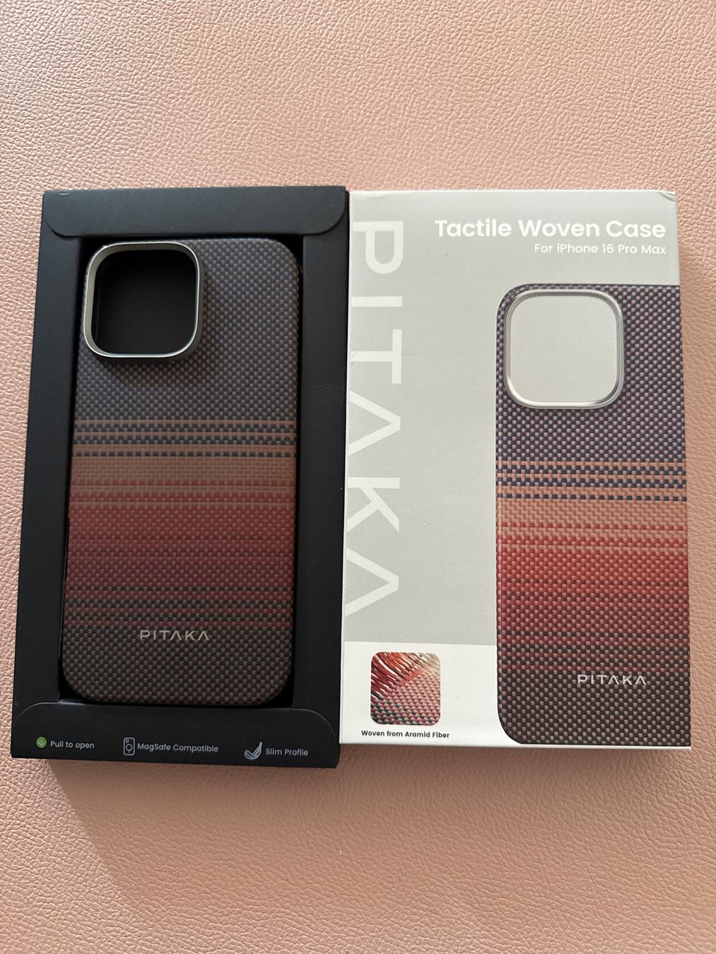 Apple Covers & Schutzfolien: PITAKA iPhone 16 Pro Max Hülle Tactile Woven Case Sunset – Neu (gemäss Beschreibung) aus Küttigen von ricardawild