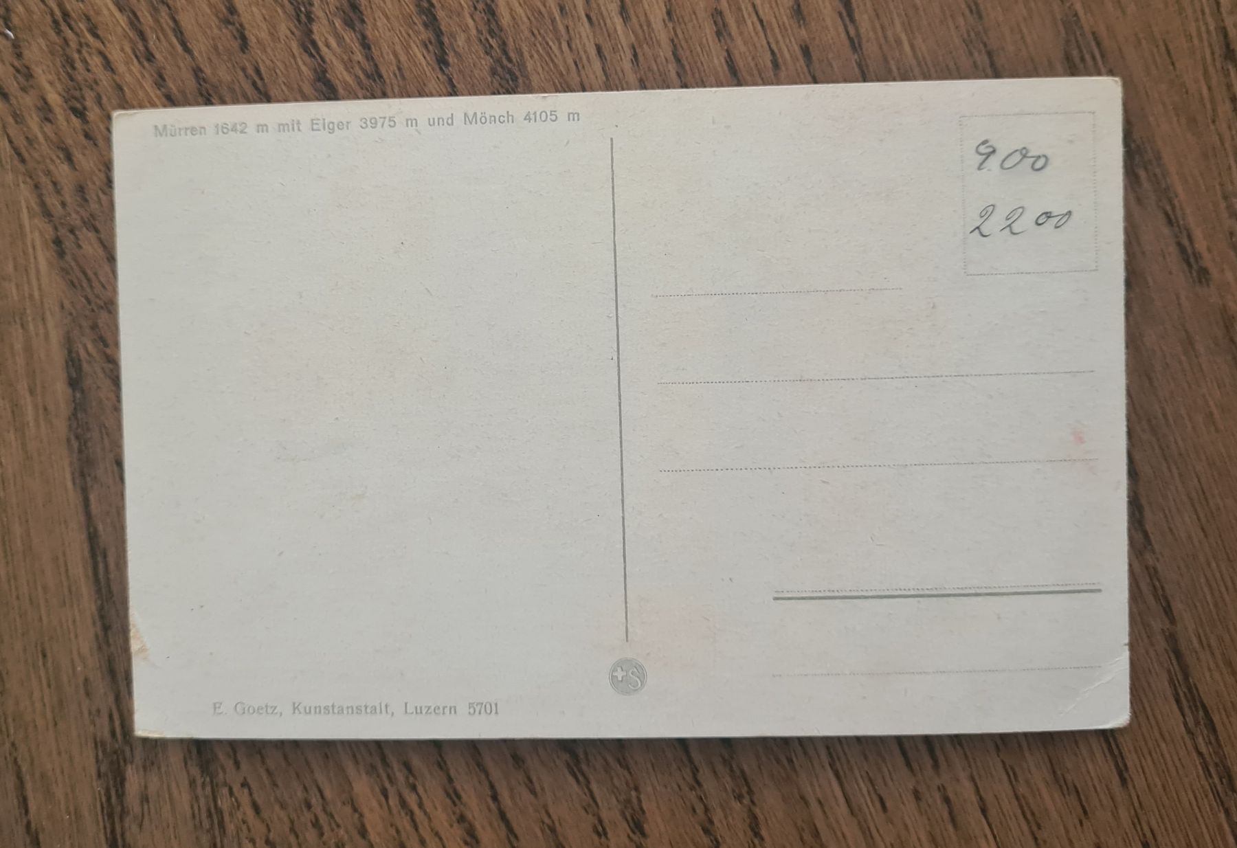 Cartoline postali: Mürren – Usato da Ebikon venduto da Donar50 2