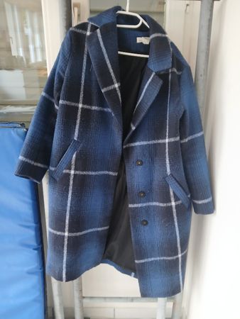Wintermantel im Holzfällerlook, Grösse XS, top Zustand!