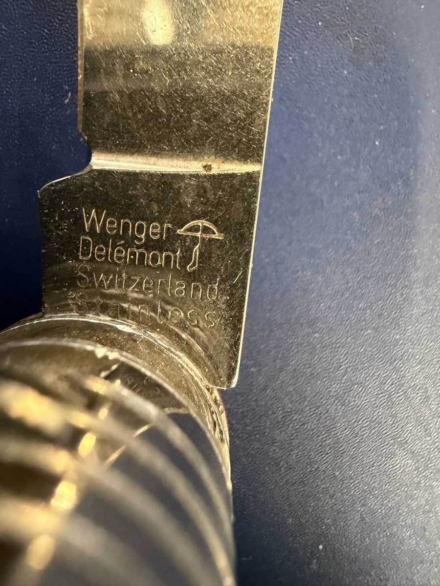 Wenger Coltelli tascabile: Wenger Taschenmesser rot gebraucht – Usato da Strengelbach venduto da RaenAntikDesign 5