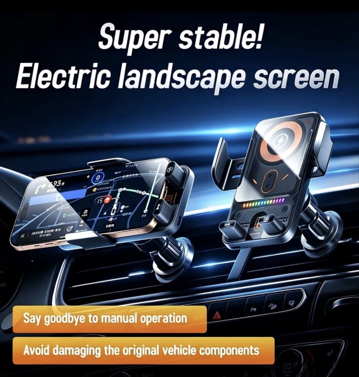 Halterungen: Auto Ladehalterung 15W kabellos Sensor neu – Neu und originalverpackt aus Kloten von digi-Galaxy 5