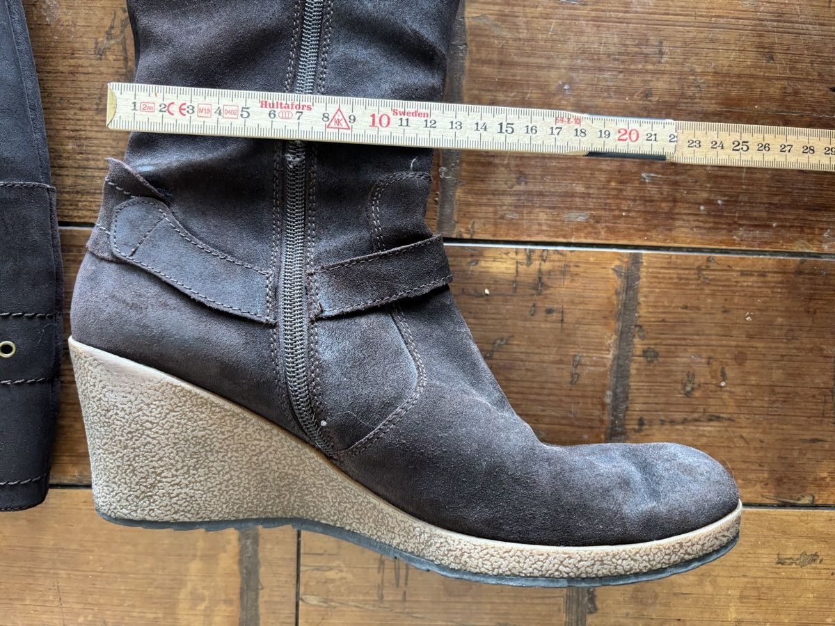 Scarpe da donna: Bottes CafèNoir cuir marron 41 – Usato da Dotzigen venduto da SecondHandGems 5
