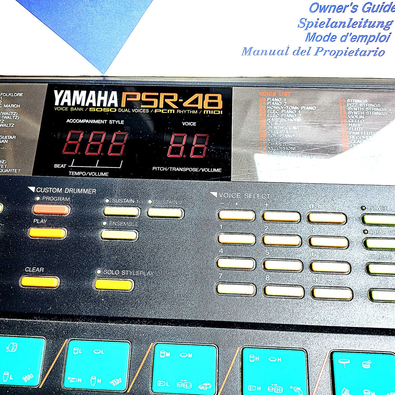 Yamaha Strumenti musicali: Yamaha Keyboard PSR 48 – Usato da Baar venduto da 2cvbaar 1