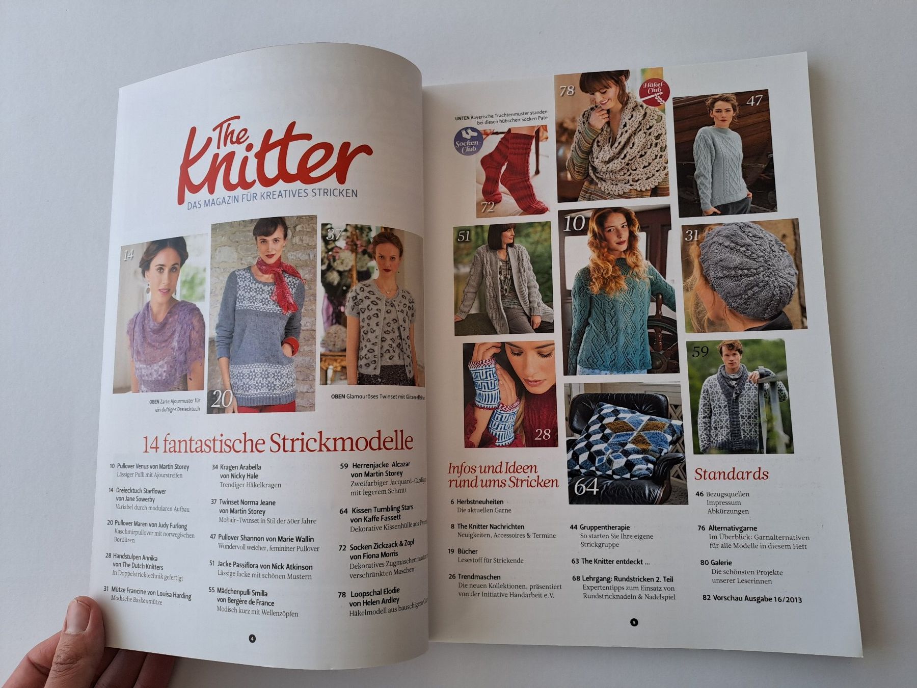 Riviste & Magazine: Strickheft The knitter Ausgabe 15 / 2013 Strickdesign – Usato da Glashütten venduto da Schwebefisch 1