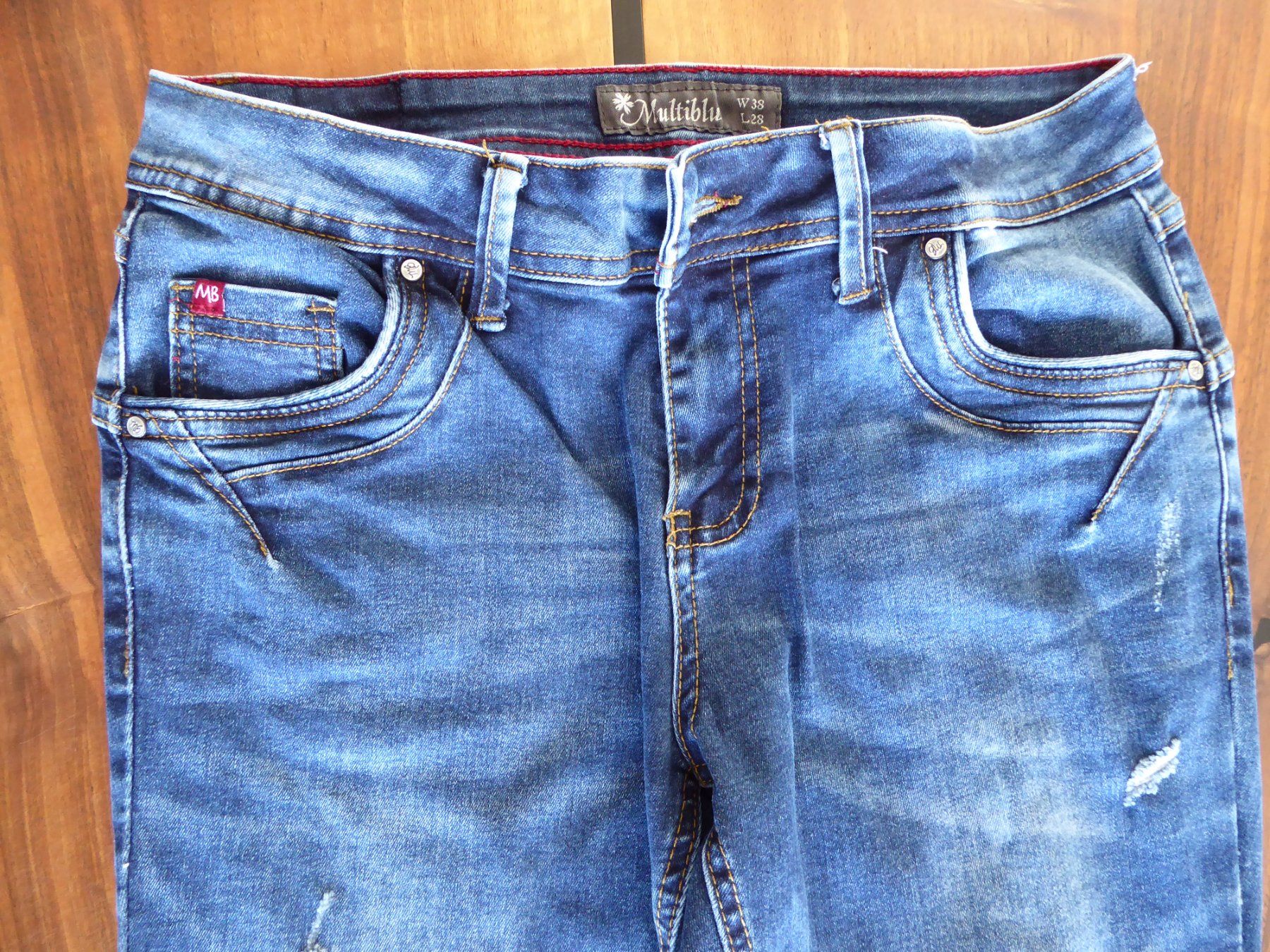 Jeans: Jeans Multiblu blau Grösse W38/L28 – Usato da Entlebuch venduto da roma6370 1
