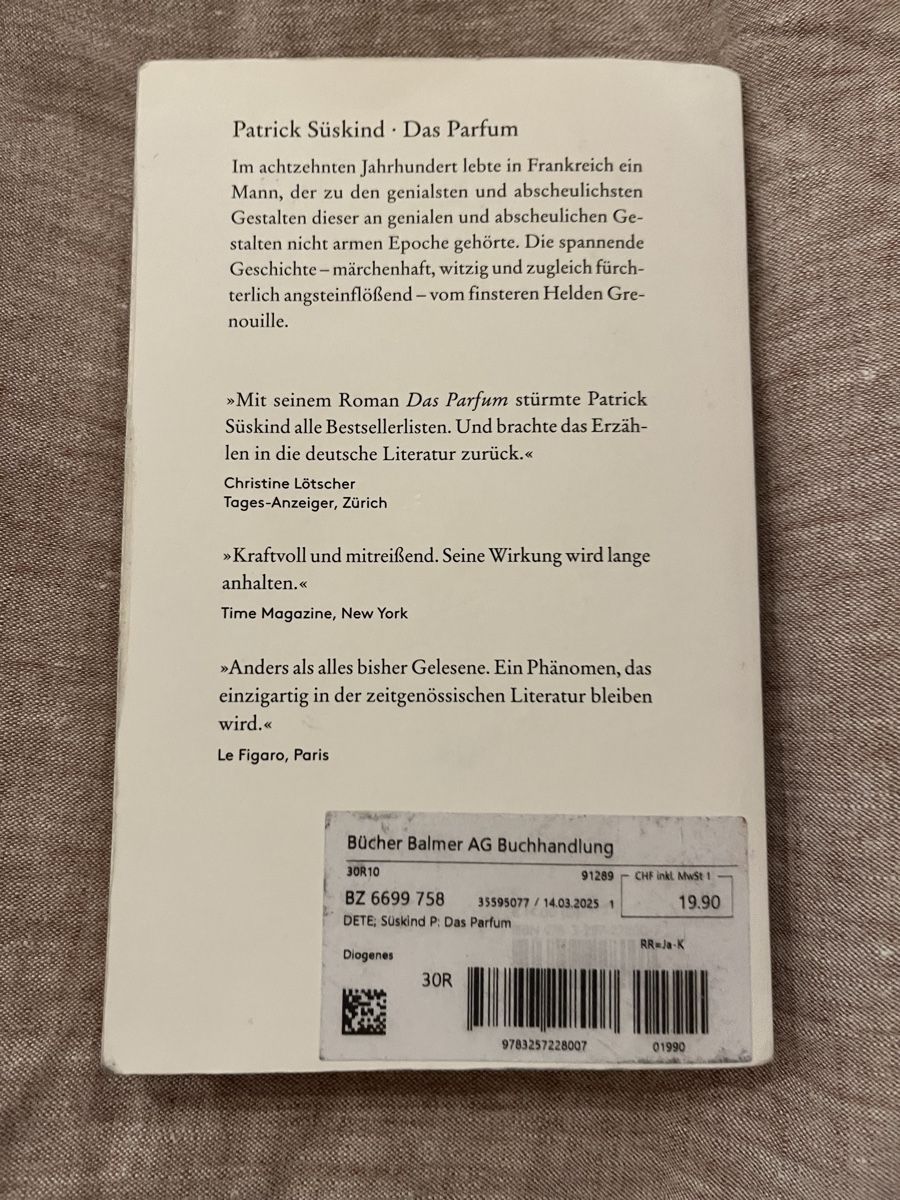 Libri: Das Parfum – Usato da Affoltern am Albis venduto da Jonas_ric_2004 1