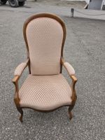 Antiker Sessel / Stuhl mit Armlehnen, Holz, Vintage!