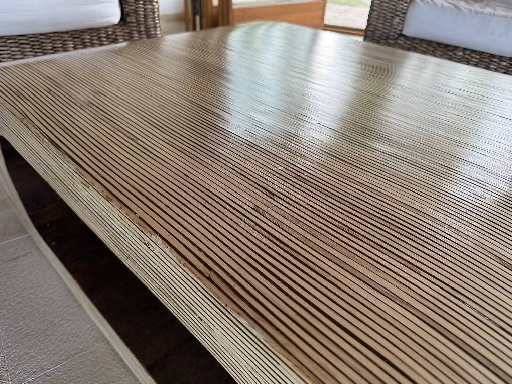 Tables: Designer Salontisch aus Rattan – D'occasion à Deitingen par Martin4500 3