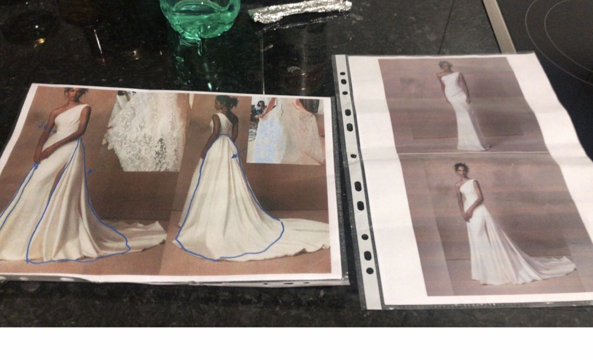 Kleider: Brautkleid Einrock mit Schleppe Neu – Neu (gemäss Beschreibung) aus Dübendorf von nela123 7
