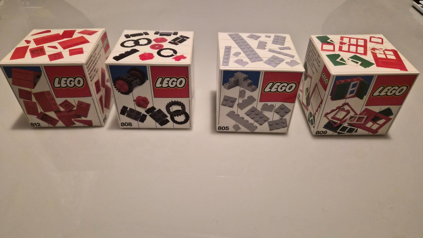 Lego Baukästen: Lego 805 + 808 + 809 + 812 - Neuf – Neu und originalverpackt aus Jouxtens-Mézery von ger_hpd5