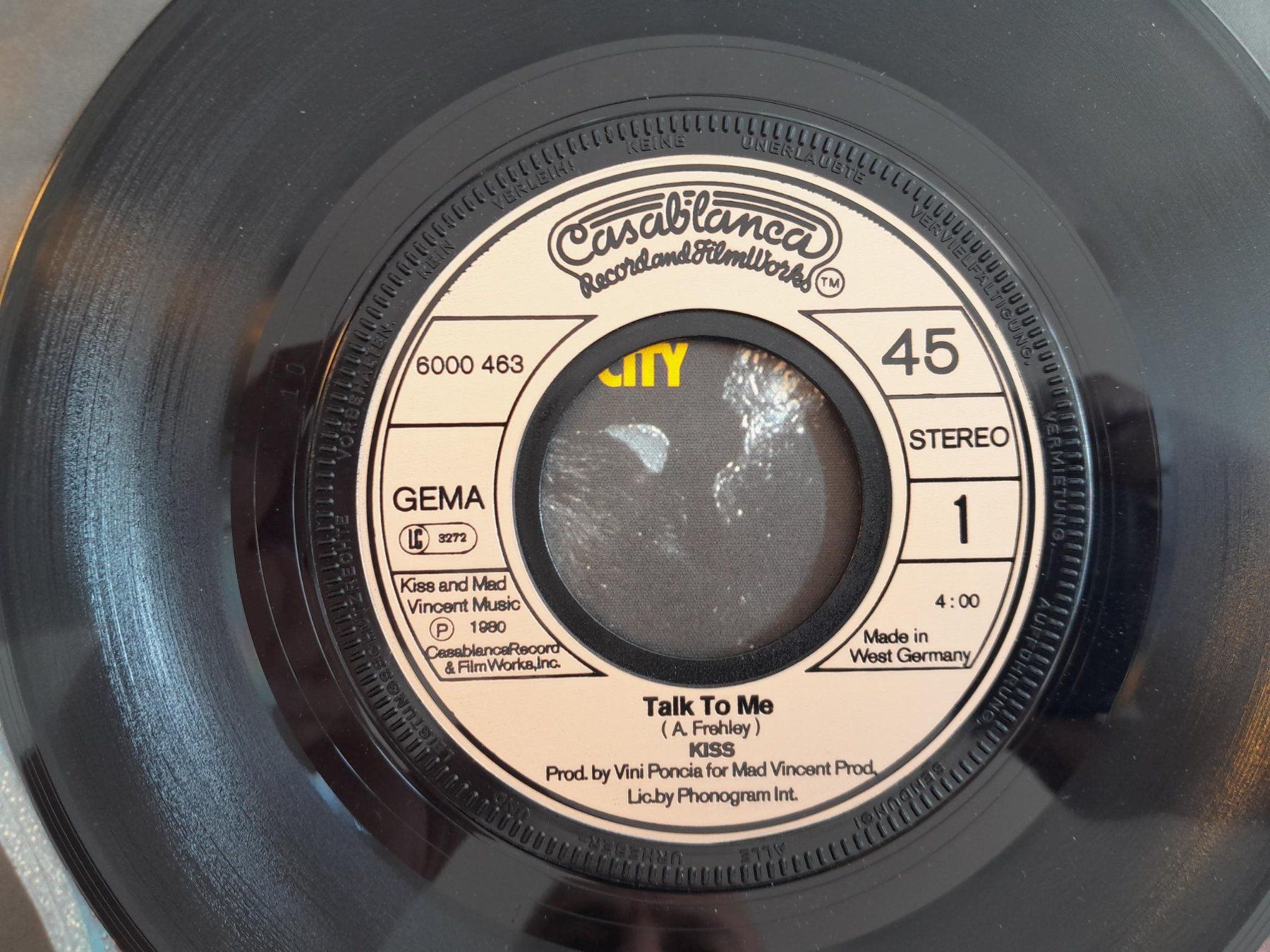 Schallplatten: Single / Vinly / Kiss - Talk to me – Gebraucht aus Männedorf von Bel-view 2