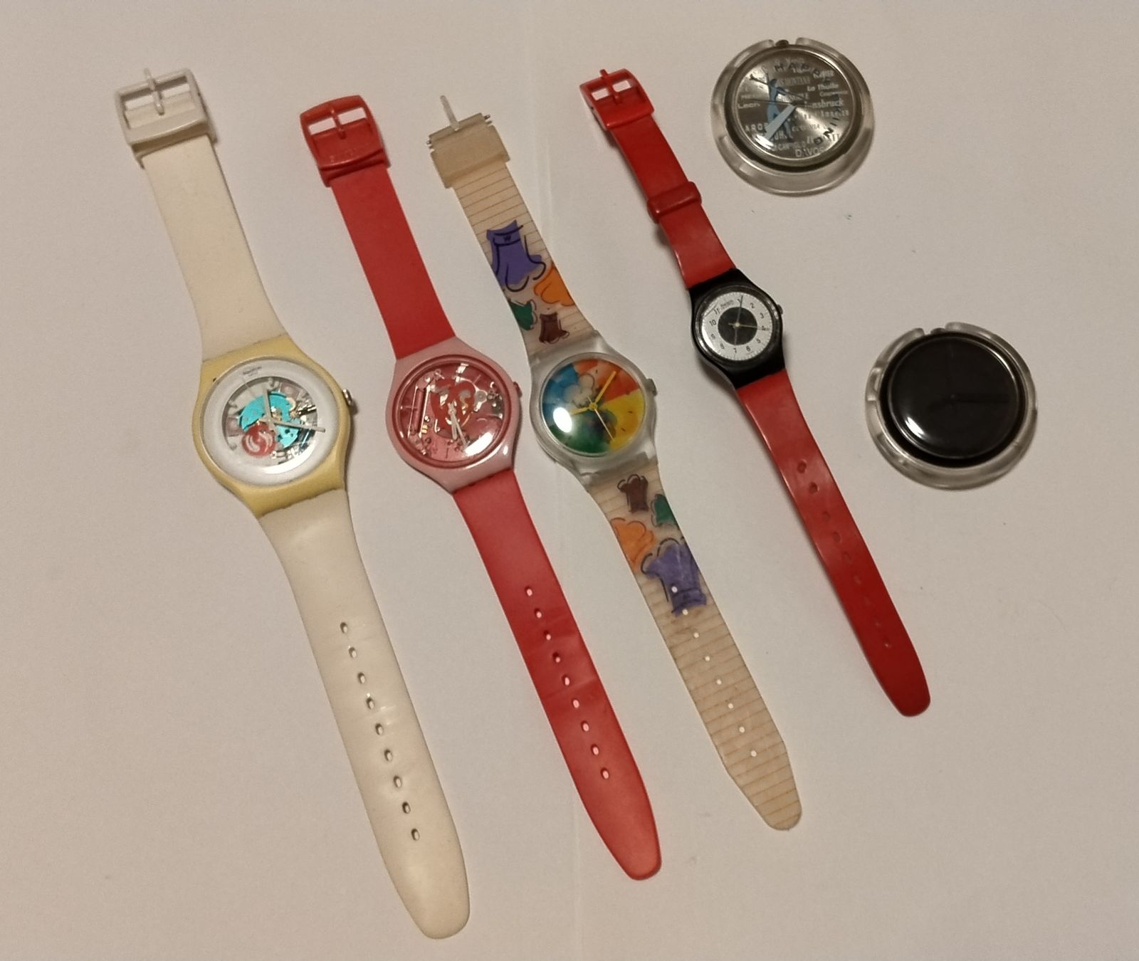 Swatch Orologi: 5x Swatch uhren – Usato da Biel/Bienne venduto da Vintage-timearts