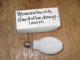 Pflanzenleuchte / Quecksilberdampf - Lampe