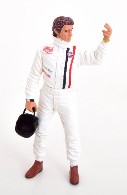 Figurine KK 1/18 – Steve McQueen Le Mans – Résine Multicolor (Neuve Sous Blister)