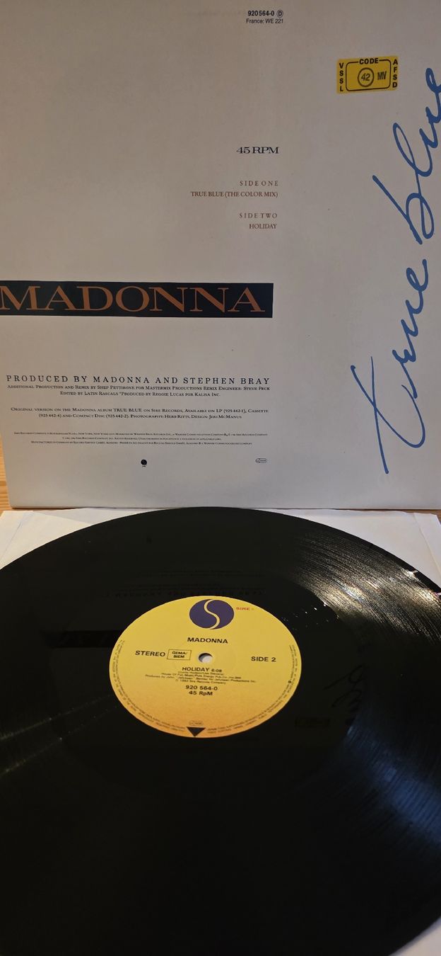 Dischi in vinile: Madonna True Blue 1986 Maxi single Nm – Usato da Yvonand venduto da RF-VINYL 4