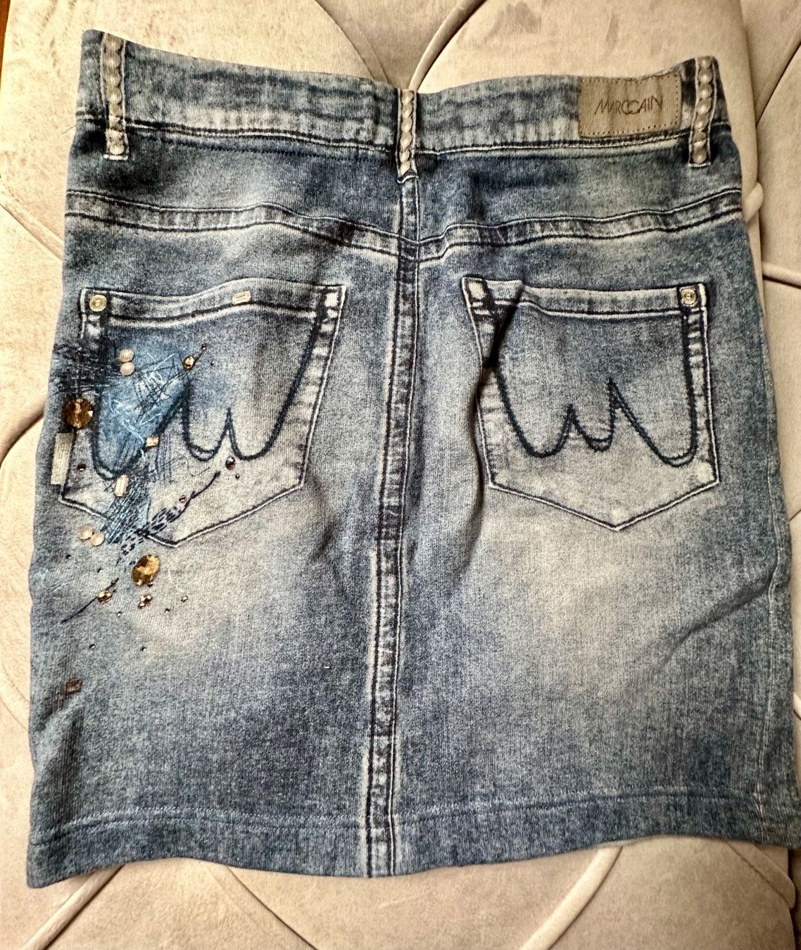 Marc Cain Gonne: Marc Cain Rock in Jeans Optik – Nuovo (secondo la descrizione) da Buchs ZH venduto da KittyInStyle 2