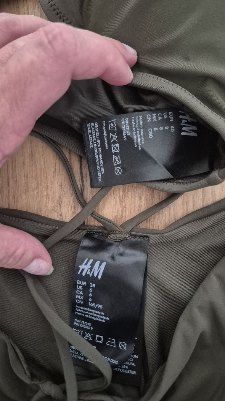 H&M Badekleider & Bikinis: Bikini H&M olive – Neu (gemäss Beschreibung) aus Benglen von Janine_25 1